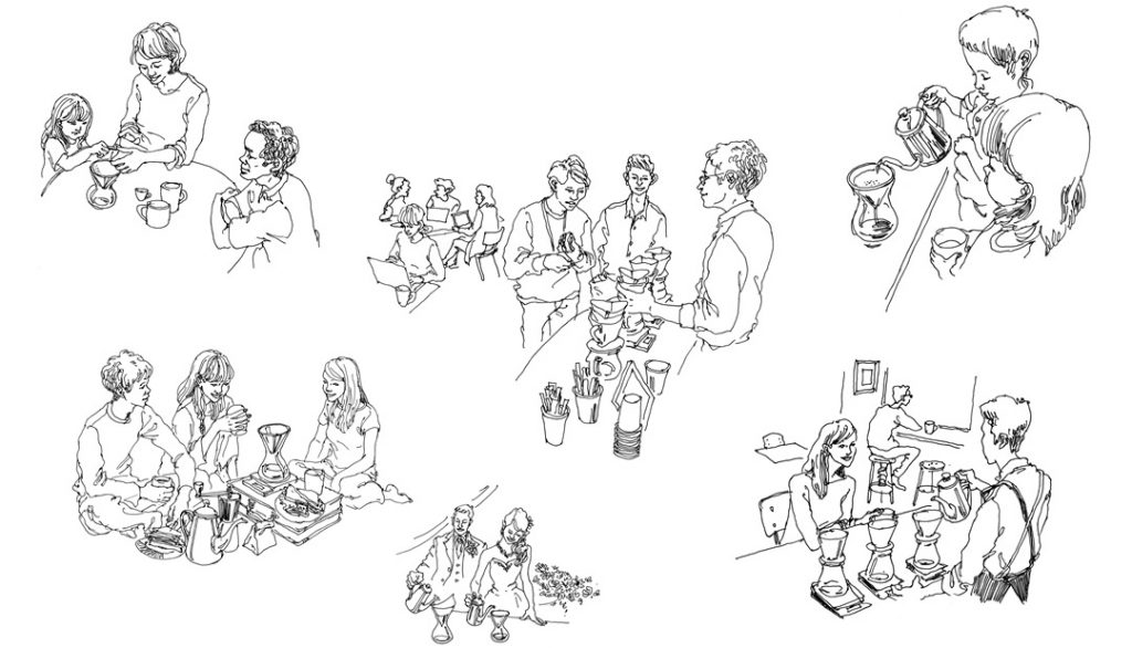 文具とコーヒー